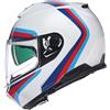 Nolan casco modulare N100-6 Assoluto - 347 Bianco/Blu/Rosso/Azzurro metallizzato