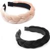 DRESHOW Cerchietti Intrecciati per Donna Velluto Cerchietto Elastico Criss Cross Accessori per Capelli