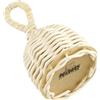 Nino Percussion Caxixi Shaker Instrument - Strumento Musicale per bambini dai 3 anni - Rattan e Pelle, Natural (NINO501)