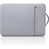 JOOEER 11 Pollici Custodia Laptop Borsa Portatile Compatibile per 11.6 Pollici MacBook Air Laptop, Custodia impermeabile per Computer in Poliestere con Tasche Maniglia, Grigio