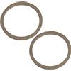 AERZETIX - C52051 - Set di 2 adattatori/supporti/anelli universali per altoparlanti Ø165mm - Ø166xØ144x12mm - distanziatore/ring in MDF per altoparlante/auto/veicolo/sistema sonoro