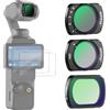 NEEWER Set 3pz Filtri Magnetici ND2-32, 1/4 Black Diffusion e CPL Filtro Compatibile con DJI Osmo Pocket 3, Accessori Action Camera con 2 Protezioni Schermo Vetro Temperato Multistrato/Vetro Ottico HD