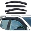 JHCHAN Deflettori antivento Smoke Nero per Ford Ranger T9 Accessori