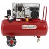 GeoTech-Pro GeoTech BACP100-8-2 - Compressore aria elettrico a cinghia - Motore 2 HP - 100 lt - potenza 8 bar