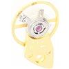 TECKEEN Ruota di bilanciamento con forcelle Balance Splint Marca Parte di riparazione per Miyota 8200, Gold
