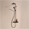 Hansa Viva colonna doccia con termostatico, 6515920133, Viva nero opaco [Rubinetteria Bagno > Colonne Doccia]