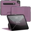 ZUGU CASE ZUGU Custodia per iPad Pro 13 (M4 / M5) 2024/2025 Cover Protettiva Sottile con 10 Angoli Regolabili Magnetico, Ricarica di Apple Pencil, Auto Svegliati/Sonno [ Bacca viola ]