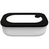 Guzzini On The Go Lunchbox con Contenitore, Spalvieri & Del Ciotto, 20 x 12 x h7 cm, 900 cc, Bianco