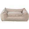 TRIXIE Cuccia per cani Talia 60 × 50 cm in sabbia - accogliente cuscino per cani di piccola taglia - antiscivolo e lavabile - 37825