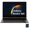 Samsung Galaxy Book3 360 NP730QFG-KA1IT laptop Intel® Core™ i5 i5-1340P Ibrido (2 in 1) 33,8 cm (13.3") Touch screen Full HD 8 GB LPDDR4x-SDRAM 256 GB SSD Wi-Fi 6E (802.11ax) Windows 11 Home Grafite