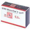Corman BD Siringa Per Insulina 0,3ml Demi 30g 30 Pezzi