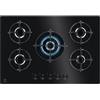 Electrolux PRONTA CONSEGNA - SPEDIZIONE IMMEDIATA Piano Cottura da Incasso a Gas 75 cm 5 Fuochi Speed Burner Cristallo Temperato Nero Griglie in Ghisa Manopole StepPower FlameLight Electrolux EGG75372K