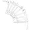Dilwe Chitarra Radius Gauge, per Chitarra Elettrica o Bass, Strumento di Misura, Set di 9PCS, T-Shape Righello, per Bridge, Saddle e Tastiera, Argento, per Liutaio e Musicisti