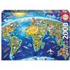 Educa - Genuine Puzzles | Simboli del Mondo | Puzzle per adulti | 2000 pezzi (17129)