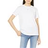 Diesel T-Reg-MICRODIV T-Shirt per Donna, Bianco Brillante, S