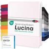 CelinaTex Lucina lenzuolo elasticizzato cotone 2er-Set 140x200-160x200 cm bianco neve