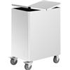 Royal Catering Tramoggia per farina - Acciaio inox - 17 l - 60.5 x 40.5 x 79 cm - Royal Catering RCRB-900 - Per uso professionale