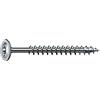 SPAX T-TAR plus 251010802005 - Viti per costruzioni in legno, 8,0 x 200 mm, testa piatta, filettatura parziale, 4CUT, WIROX A3J, 50 pezzi