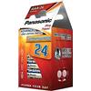 Panasonic Pro Power, Pile alcaline AAA, Confezione da 24, 1.5 V, ottima per giocattoli, LR3PPG/24CD