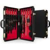 Bedroom Fantasies Bondage Suitcase Cow Leather 13 pcs
