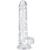 Easytoys Jelly Dildo with Balls 19cm