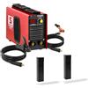 Stamos Welding Group Set di saldatura - Saldatrice a elettrodo - 200 A - Ciclo di lavoro 60 % - Elettrodi E308L-17 - 2,5 x 300 mm - 5 kg & E6013 - Ø 2,5 x 350 mm - 5 kg S-MMA-200PI.2-SET-1 - Per uso professionale