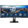 PHILIPS MONITOR PHILIPS LCD CURVED LED 34 21:9 346B1C/00 5ms MM UHD 3000:1 BLACK HDMI DP USB-C 4xUSB Vesa 3Y Fino:30/09 - 346B1C/00