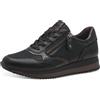 Jana Sneaker da Donna Basse con Cerniera Vegan, Nero (Black/Bronze), 40 EU