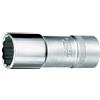GEDORE Llave de vaso 1/2, forma larga 17 mm