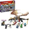lego NINJAGO - Egalt il Drago Maestro Ninja con Action Figure Snodabile e 5 Minifigure tra cui Lloyd, Sora e Nya per Bambini da 8+ Anni - 71809