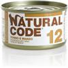 Natural code 12 tonno e manzo 85gr