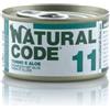 Natural code 11 tonno con aloe 85gr