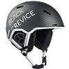 Black Crevice Casco da Sci Vail, Unisex Adulto, Nero Opaco Carbonio/Bianco, L (58-61 cm)