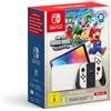 NINTENDO SWITCH OLED WHITE CONSOLE BIANCA +SUPER MARIO WONDER + 12 MESI ABBONAM.