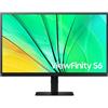 Samsung ViewFinity S60D 27'' 100Hz IPS QHD (2560x1440) 5ms inclinabile orientabile girevole interruttore automatico sorgente HDMI (2.0) display porta (1.4) USB (3.0) LS27D600EAUXEN