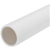 QUARKZMAN Tubo PVC 34mm ID 40mm OD 350mm Bianco Alta Resistenza Tubo Rigido Rotondo in PVC Tondo per Tubo Acqua Artigianato Cavo Manicotto
