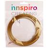 INNSPIRO Filo alluminio magico piano oro forte 7,0x1,0 mm. 5 m.