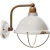 Ferroluce Applique con gabbia RETRO' INDUSTRIAL C1681 di Ferroluce