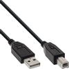 InLine 20968 Cavo USB 2.0, Type a Maschio a Type B Maschio, 0.5M Nero