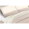 Passione per le tele Completo Lenzuola Invernale Felpate in Flanella Anti-Pilling 100% Cotone. Set lenzuola a fiori morbidissim made in Italy. singolo matrimoniale piazza e mezza (POIS beige, una piazza e mezza)