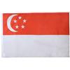 AZ FLAG Bandiera Singapore 90x60 cm Singaporiana Poliestere Leggero Asola | Uso interno bandiera decorativa doppie cuciture e bordi rinforzati con guaina per asta