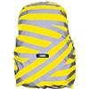 ABUS copertura antipioggia riflettente per zaini - Lumino X-Urban Cover - copertura impermeabile e visibile per zaini - giallo/argento