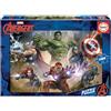 Educa - Puzzle da 1000 pezzi per adulti | Avengers. Dimensioni: 68 x 48 cm. Include la colla fix puzzle Consigliato a partire dai 14 anni (17694)