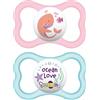 MAM Air 16M+ - 2 Succhietti Silicone Femmina - colori assortiti