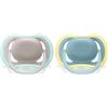AVENT Ultra Air 18M+ - 2 succhietti in silicone - Neutro