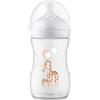 AVENT Natural Response - Biberon trasparente 1m+ giraffa 260 Ml