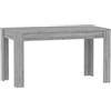 vidaXL Tavolo da Pranzo Grigio Sonoma 140x74,5x76 cm Legno Multistrato
