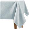 Filumi Tovaglia 60x60 cm argento, lavabile, per interni ed esterni, motivo geometrico Manil