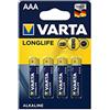 Varta Batterie Alkali Micro (AAA) - Longlife (4103)