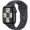 Apple Watch SE GPS + Cellular 44mm Cassa Alluminio Mezzanotte con Mezzanotte Sport Band - M/L